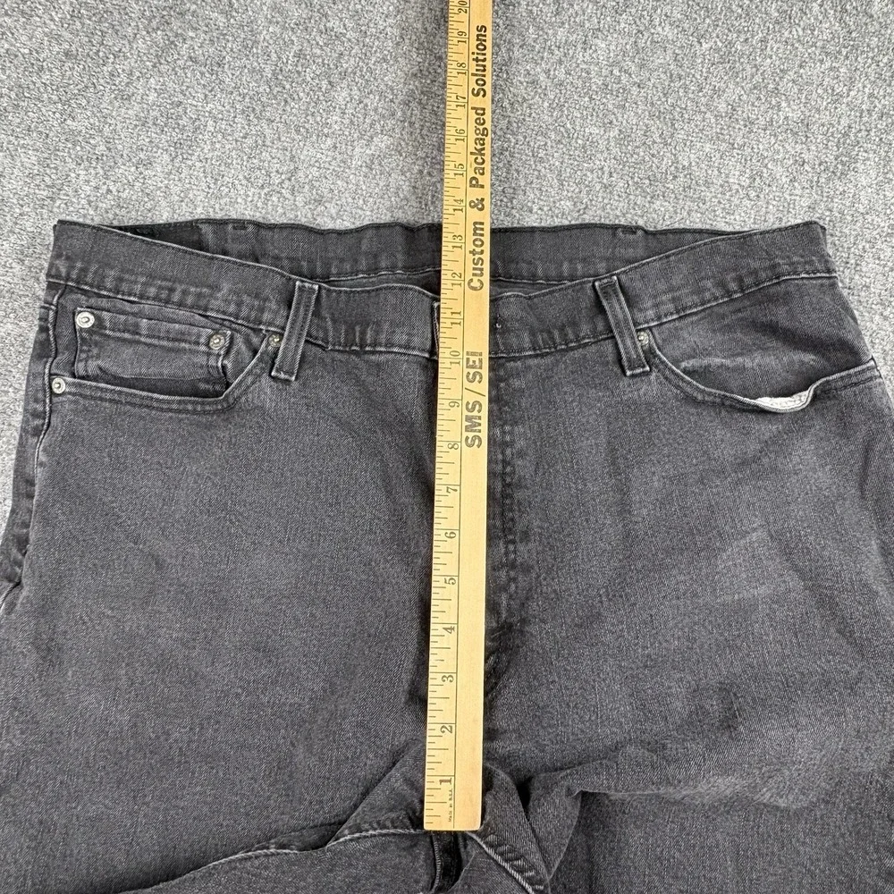Levi's 541 Athletic Fit Jeans Men 40x30 Black Stretch Tapered Grunge Y2K Utility